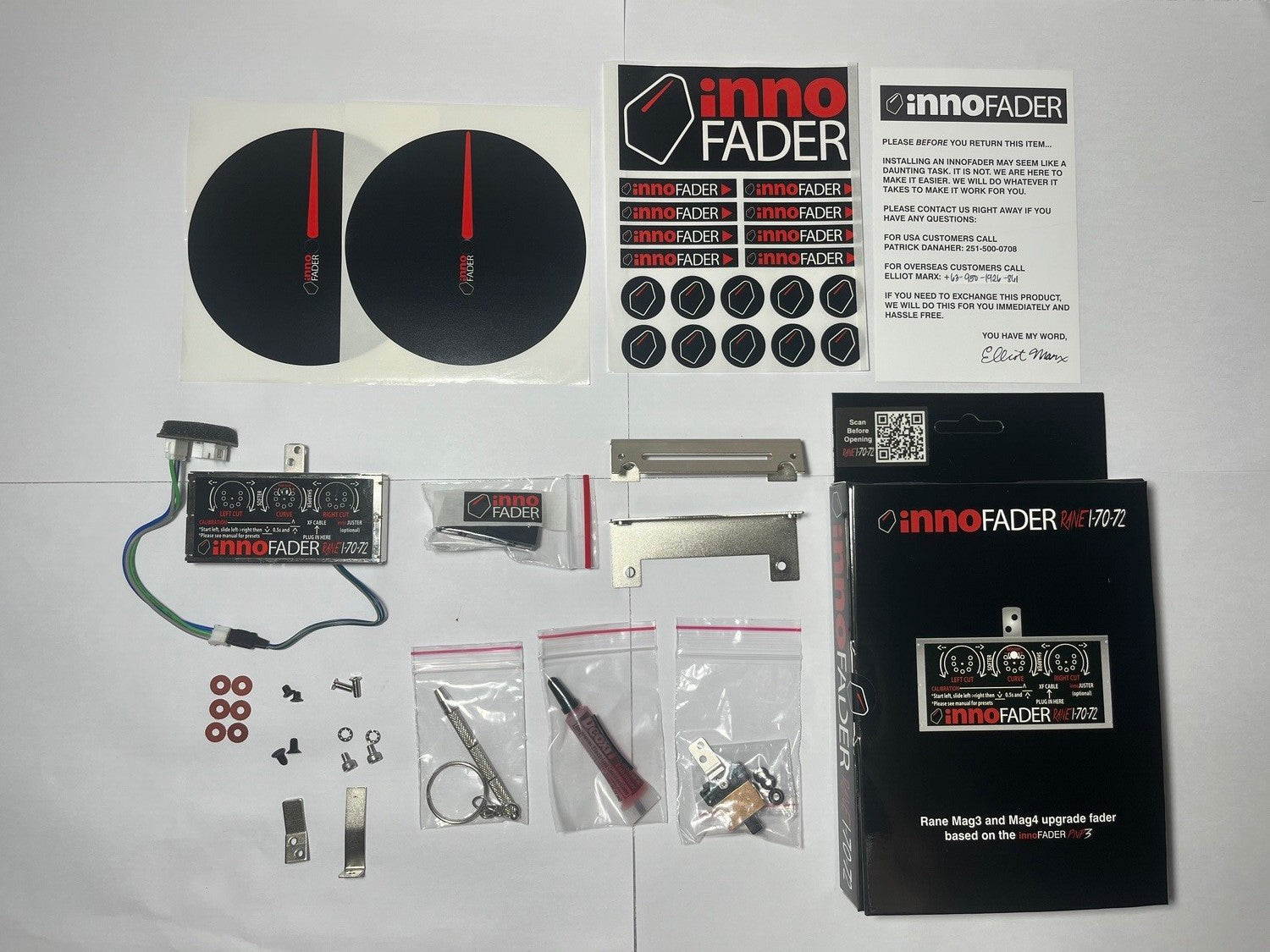 InnoFADER RANE 1-70-72 Upgrade & Replacement Crossfader