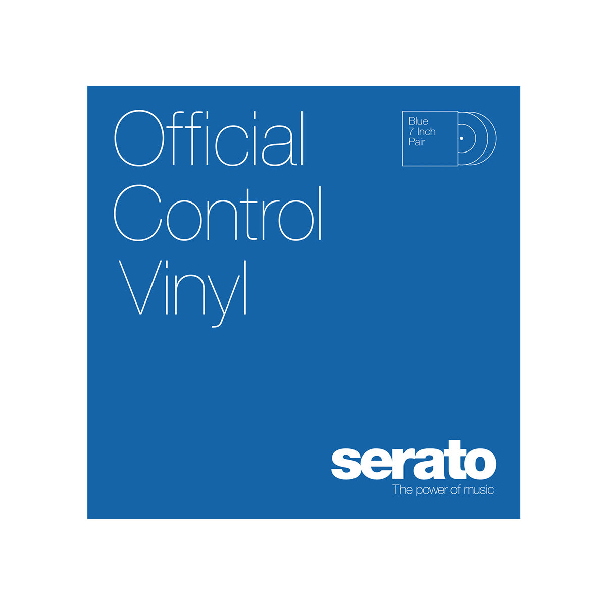 Serato Performance Series 7" Control Vinyl | Blue (Pair)