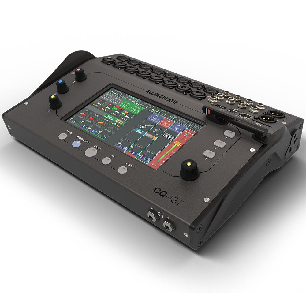 Allen & Heath CQ-18T Compact 18-Channel Touchscreen Digital Mixer w/ Wi-Fi, Bluetooth & SD/USB