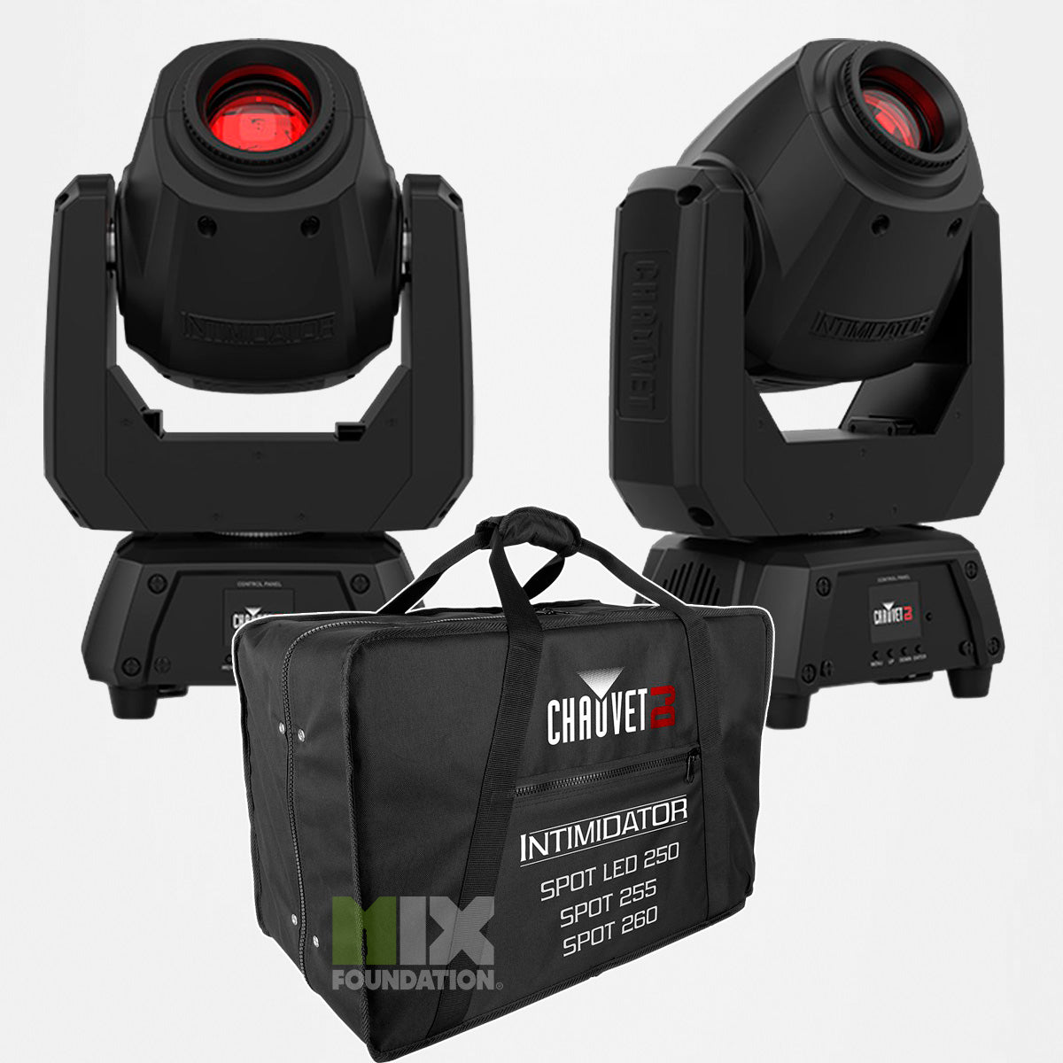 Chauvet DJ INTIMIDATOR SPOT 260X LED Moving Head x 2 + Bag | Package Bundle