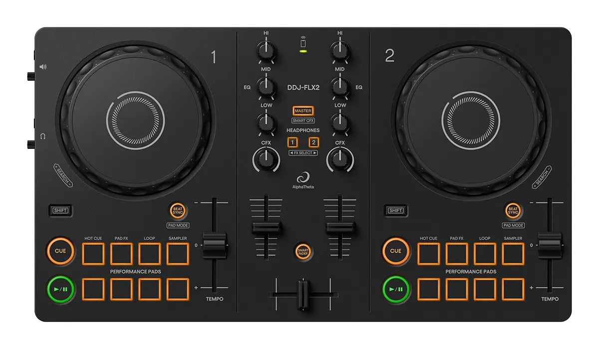 AlphaTheta DDJ-FLX2 Compact 2-Channel Beginner DJ Controller DEC. PRE-ORDER