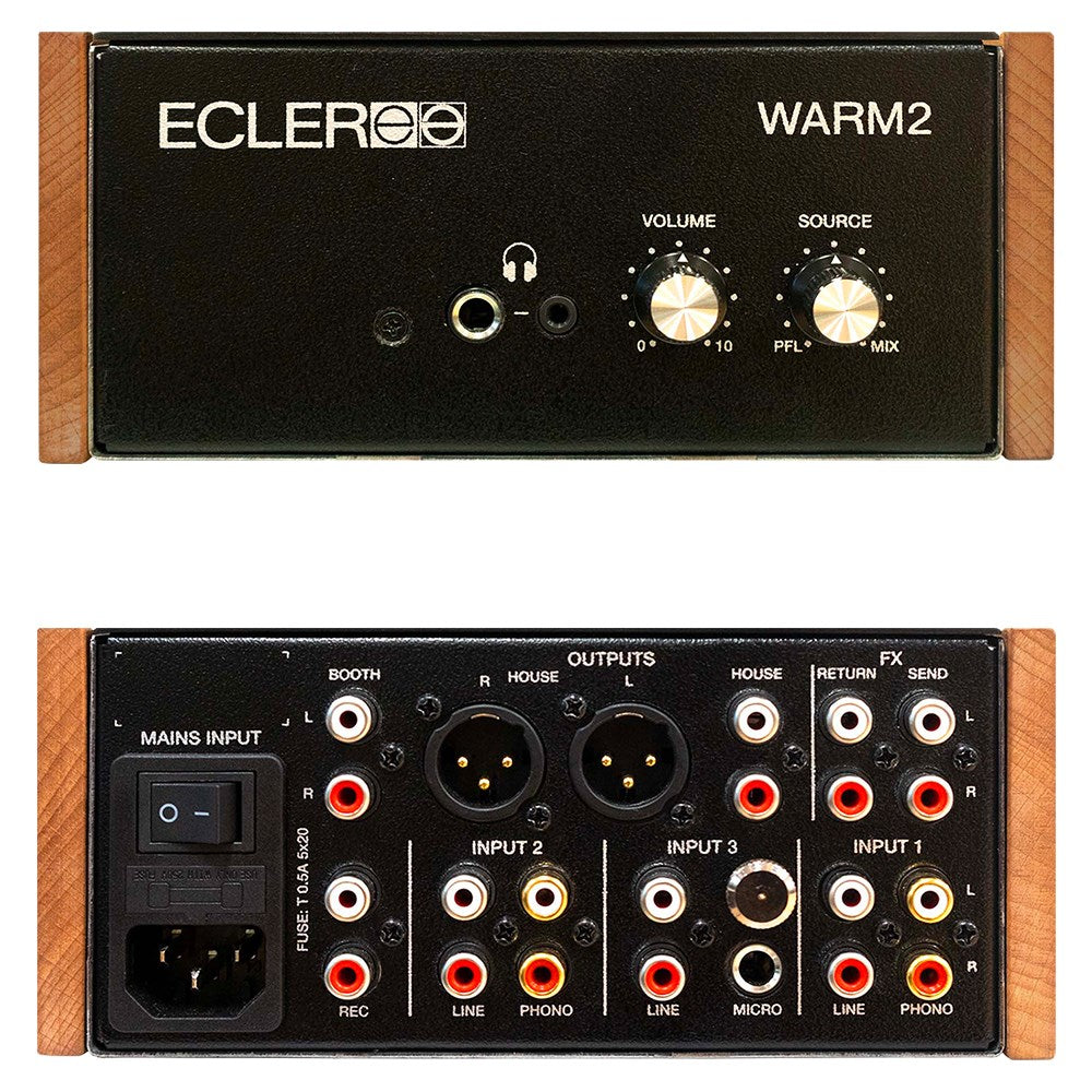 Ecler WARM2 Two-Channel Analogue Rotary DJ Mixer- Mix Foundation NZ