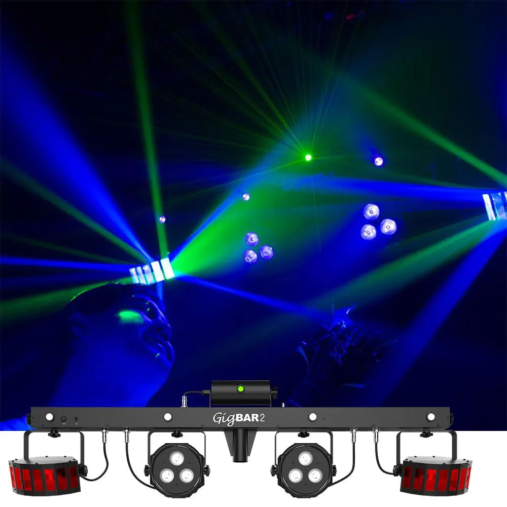 Chauvet GIGBAR2 - 4 in 1 LED Effect Light (Derbys, Pars, Laser & Strobe)