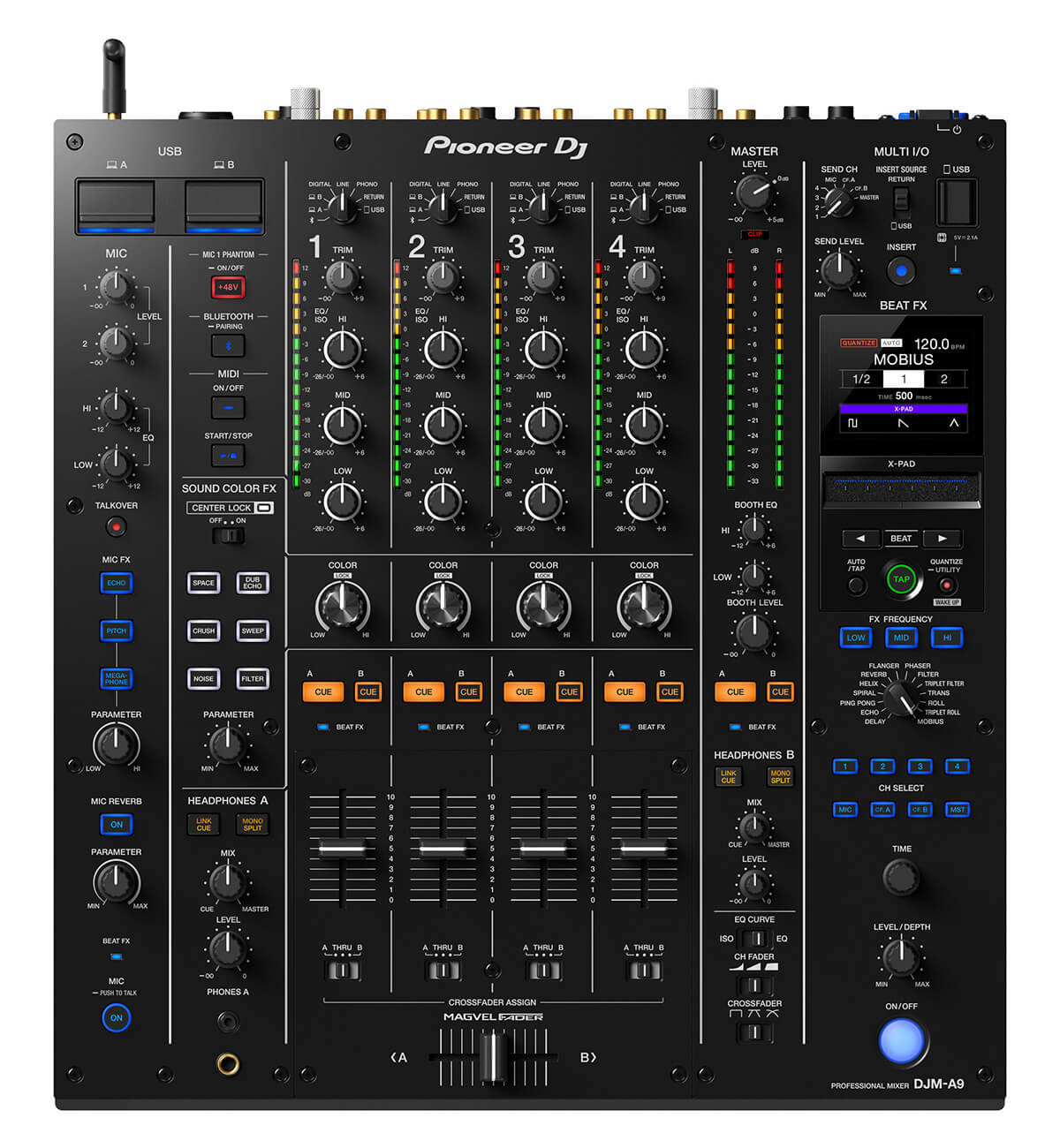 Pioneer CDJ-3000 X DJM-A9 Professional 4-Channel Digital-Media Package