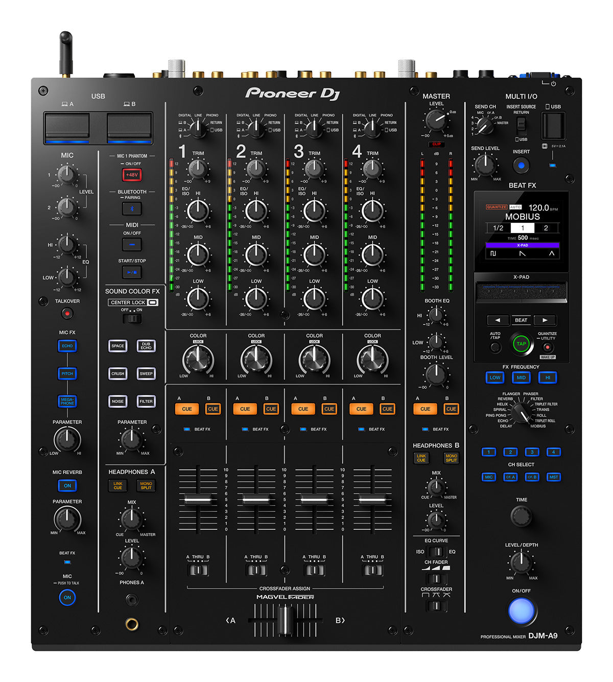 Pioneer CDJ-3000 X DJM-A9 Professional 4-Channel Digital-Media Package