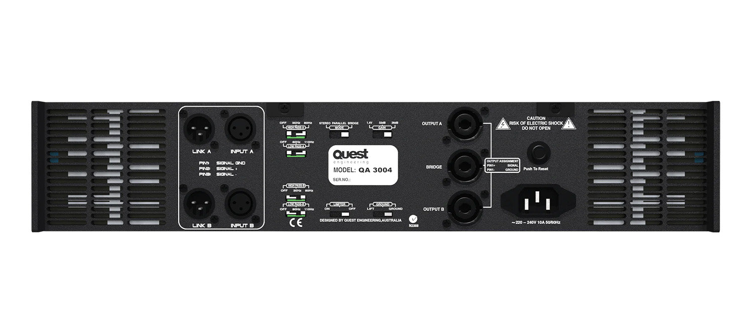 Quest QA4004 Power Amplifier