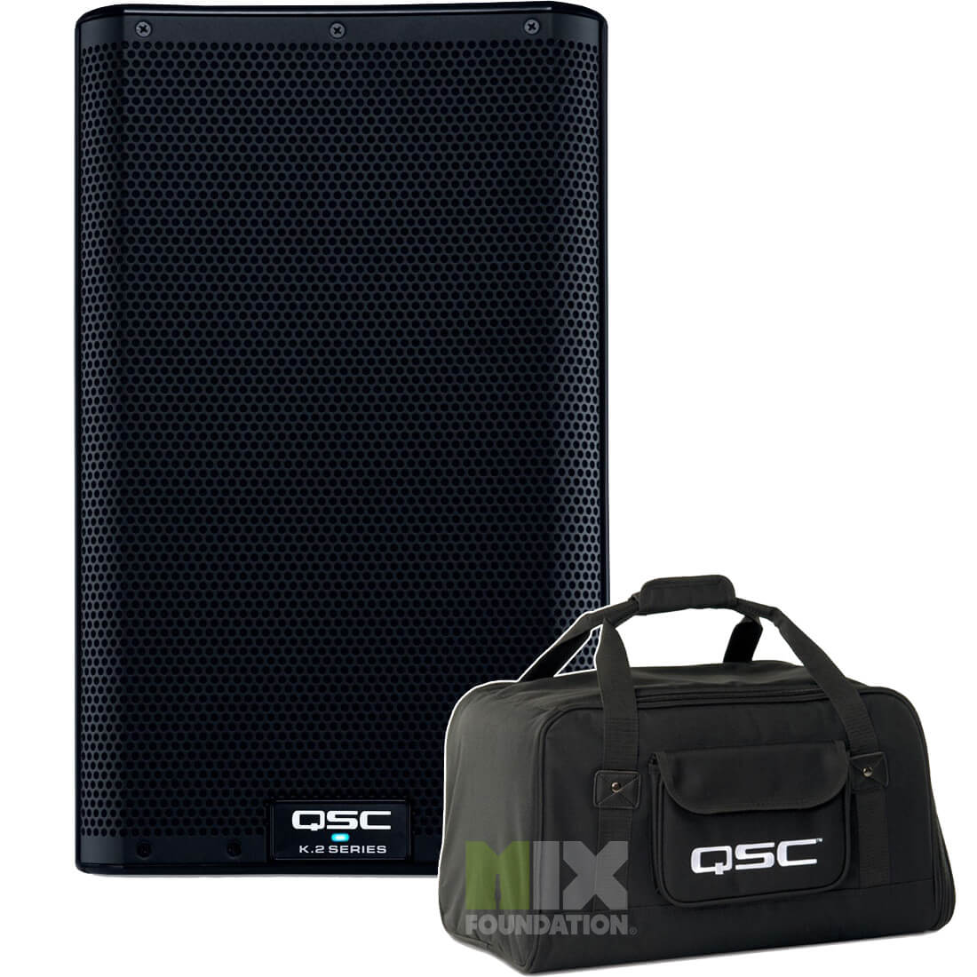 QSC K8.2 | 2KW Powered 8" Speaker with Advanced DSP | 6 Year Warranty + FREE Tote Bag