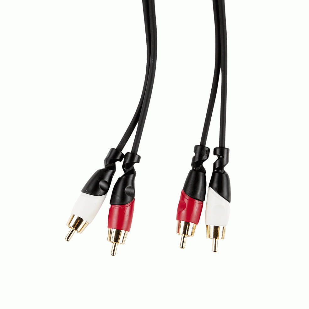 Armour RCA22S - TWIN RCA - TWIN RCA Stereo Cable (10FT/3M)