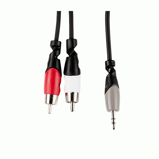 Armour RCA29S - 1/8" TRS - TWIN RCA Split Aux Cable (10FT/3M)