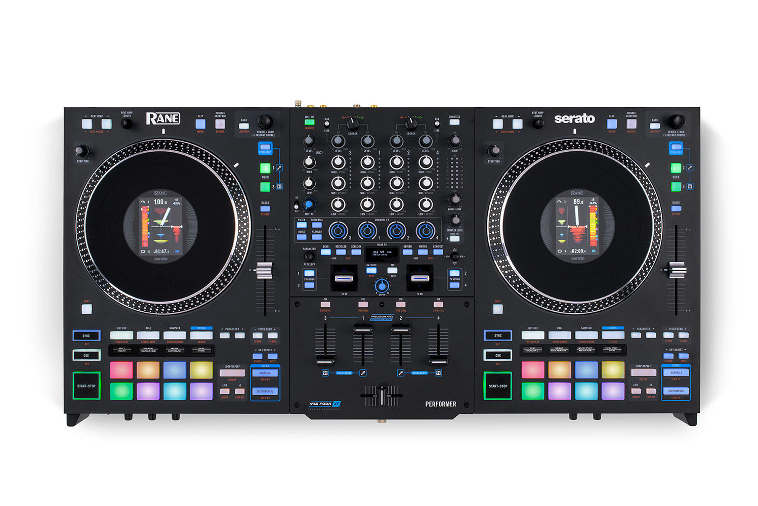 Rane PERFORMER Motorised 4-Channel Stems DJ Controller for Serato DJ Pro IN STOCK