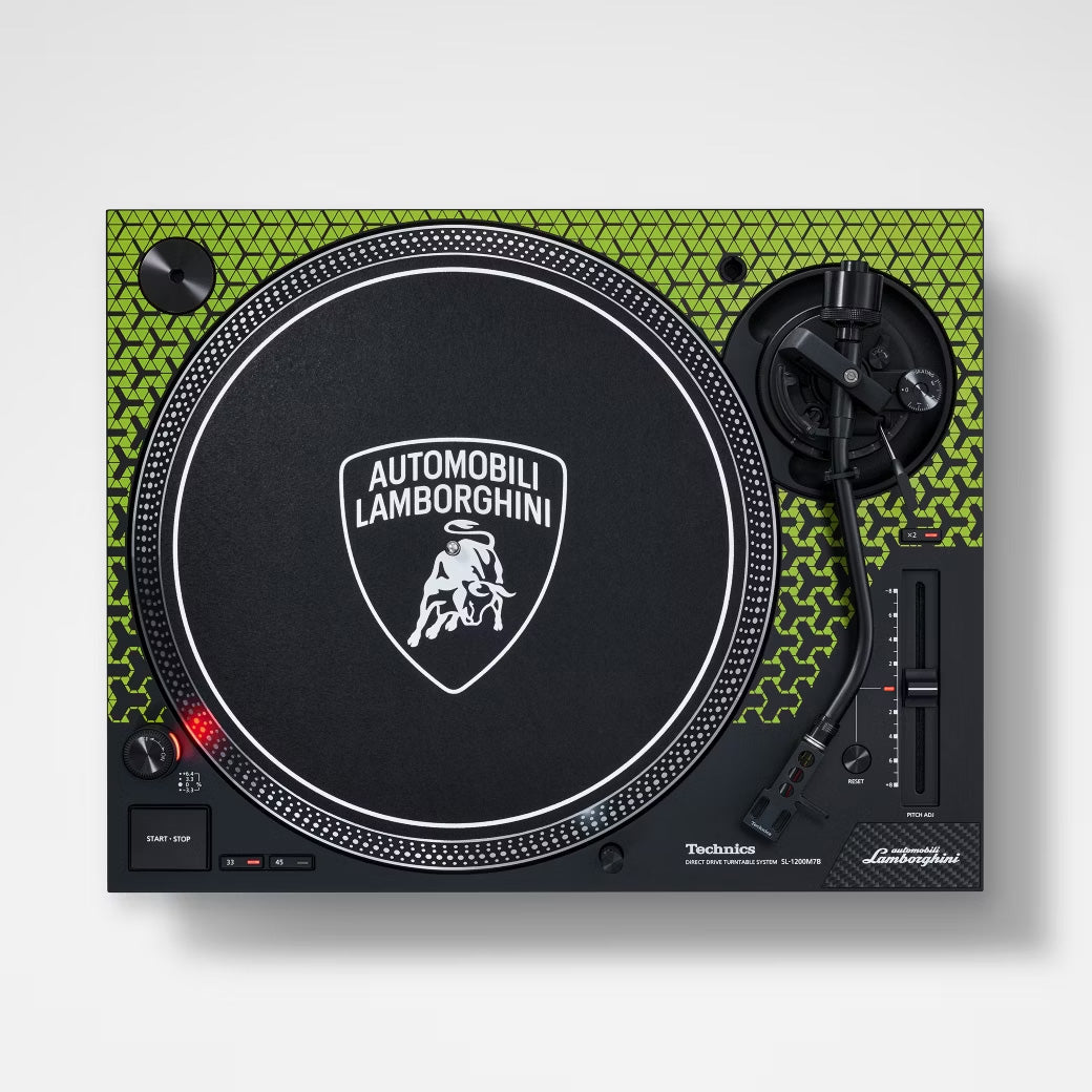 Technics SL-1200M7B - Automobili Lamborghini Edition - Direct-Drive Turntable - Green