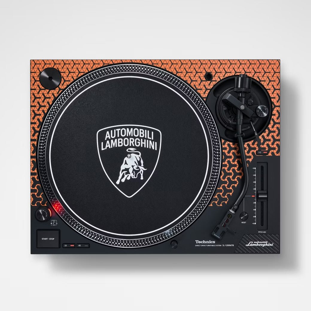 Technics SL-1200M7B - Automobili Lamborghini Edition - Direct-Drive Turntable - Orange LOW STOCK