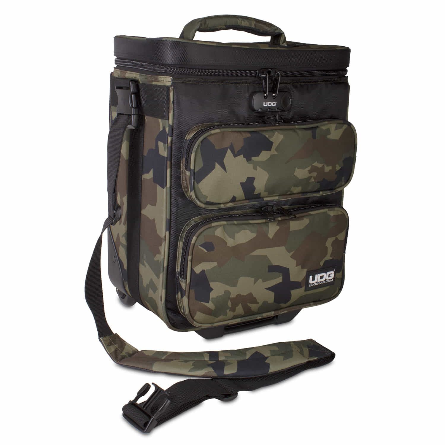 UDG ULTIMATE DIGI TROLLEY TO GO Black Camo / Orange Inside