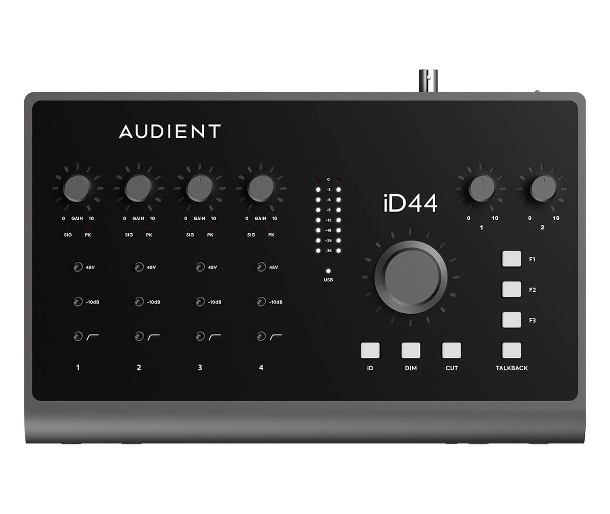 Audient iD44 MKII 20-In/24-Out High Performance Audio Interface & Monitor Controller