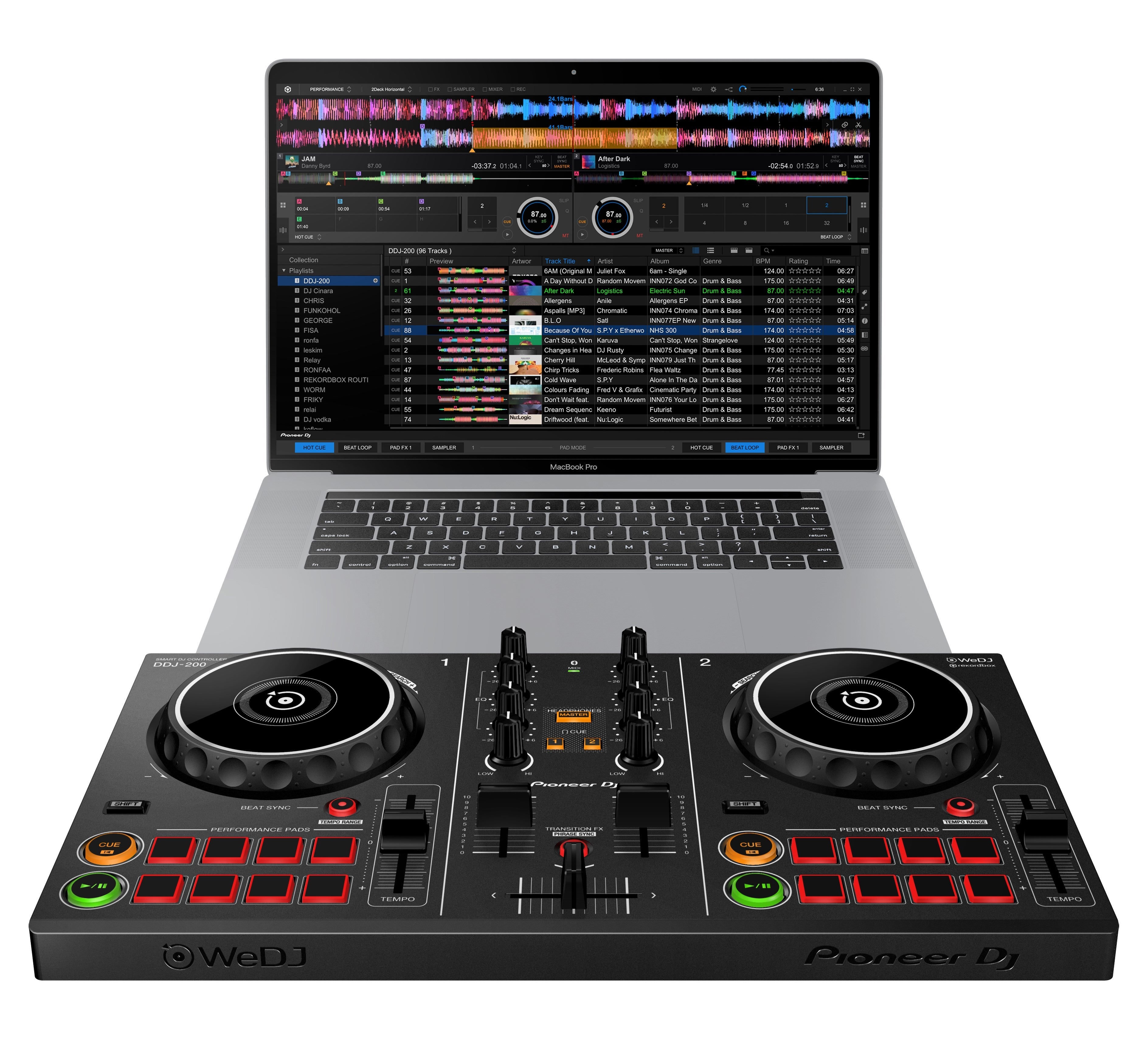 Pioneer DDJ-200 Smart Bluetooth DJ Controller | Beginner Pack 2