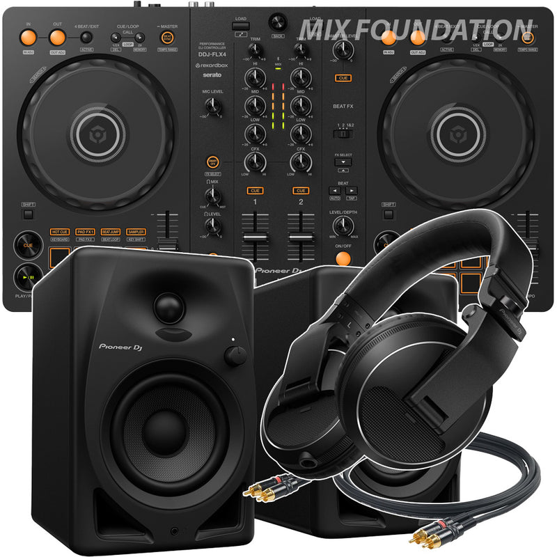 DDJ-FLX4 - 2-channel DJ controller for multiple DJ applications (Black)
