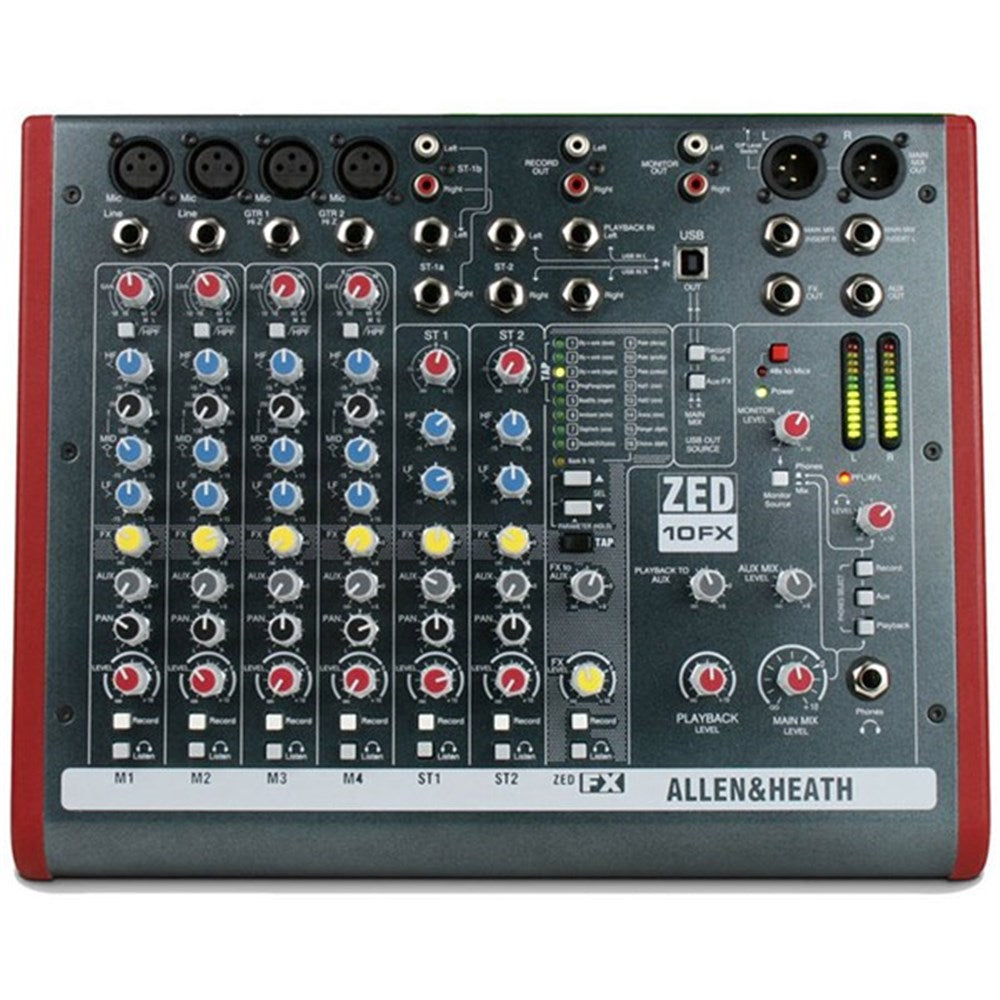 Allen & Heath ZED-10FX Multipurpose USB Mixer w/ FX