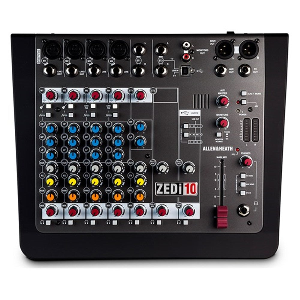 Allen & Heath ZEDi10 Hybrid Compact Mixer w/ 4x4 USB Interface