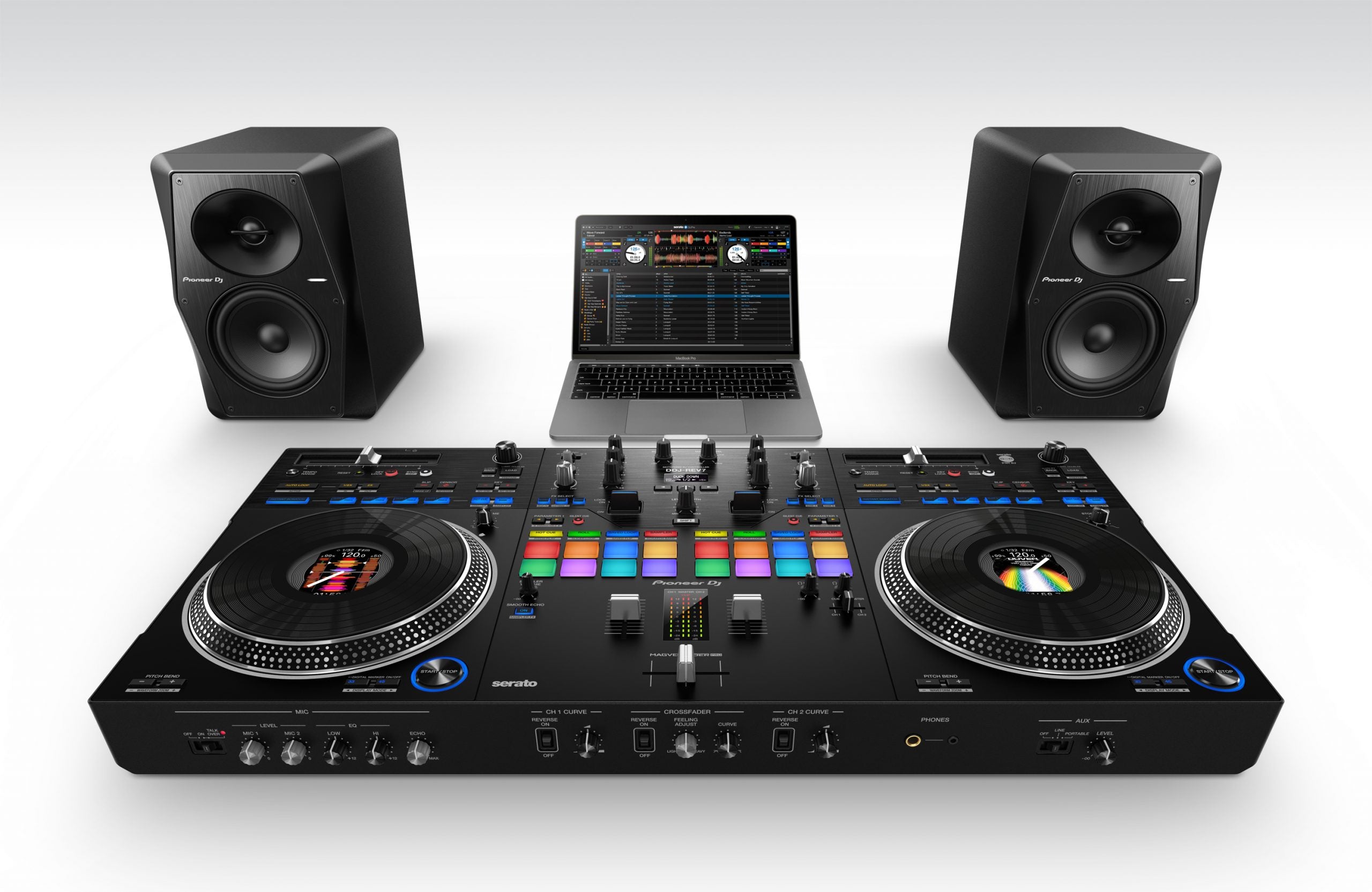 Pioneer DDJ-REV7 Battle-Style 2-Channel Professional Controller for Serato DJ Pro