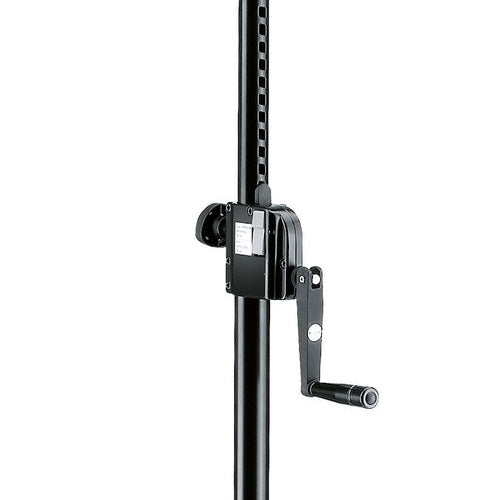 K&M 213 WIND-UP SPEAKER STAND Black | Made in Germany w/ 5 Year Warranty