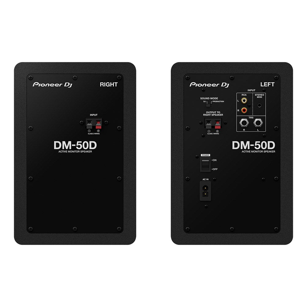 Pioneer DM-50D 5" Active Monitor Speaker (Pair) Black