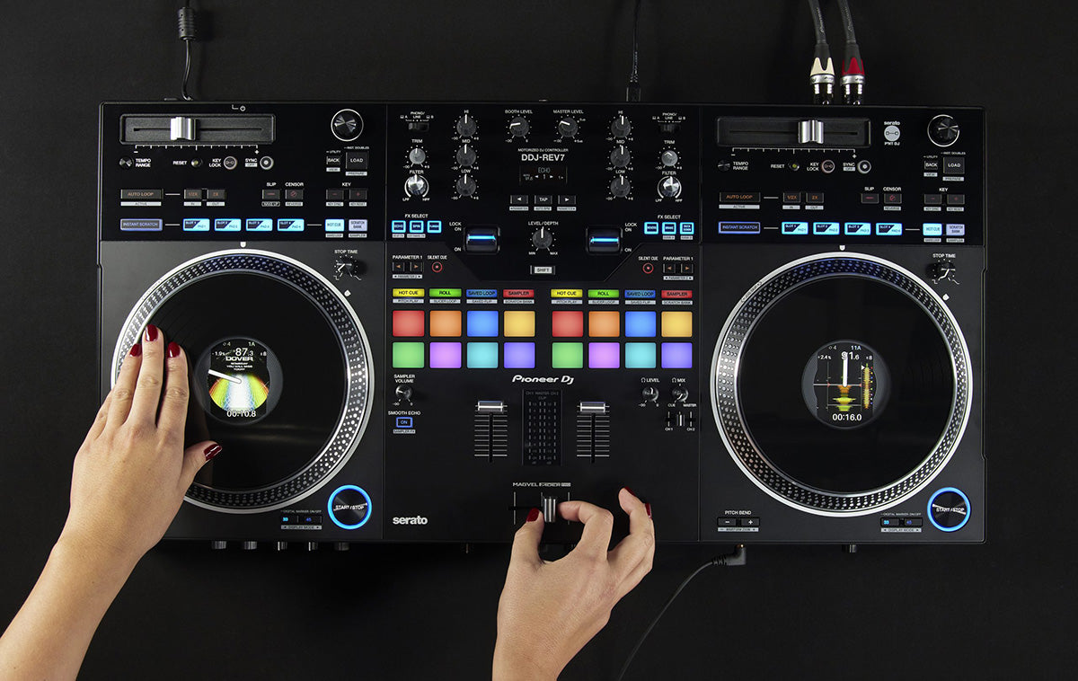 Pioneer DDJ-REV7 Battle-Style 2-Channel Professional Controller for Serato DJ Pro