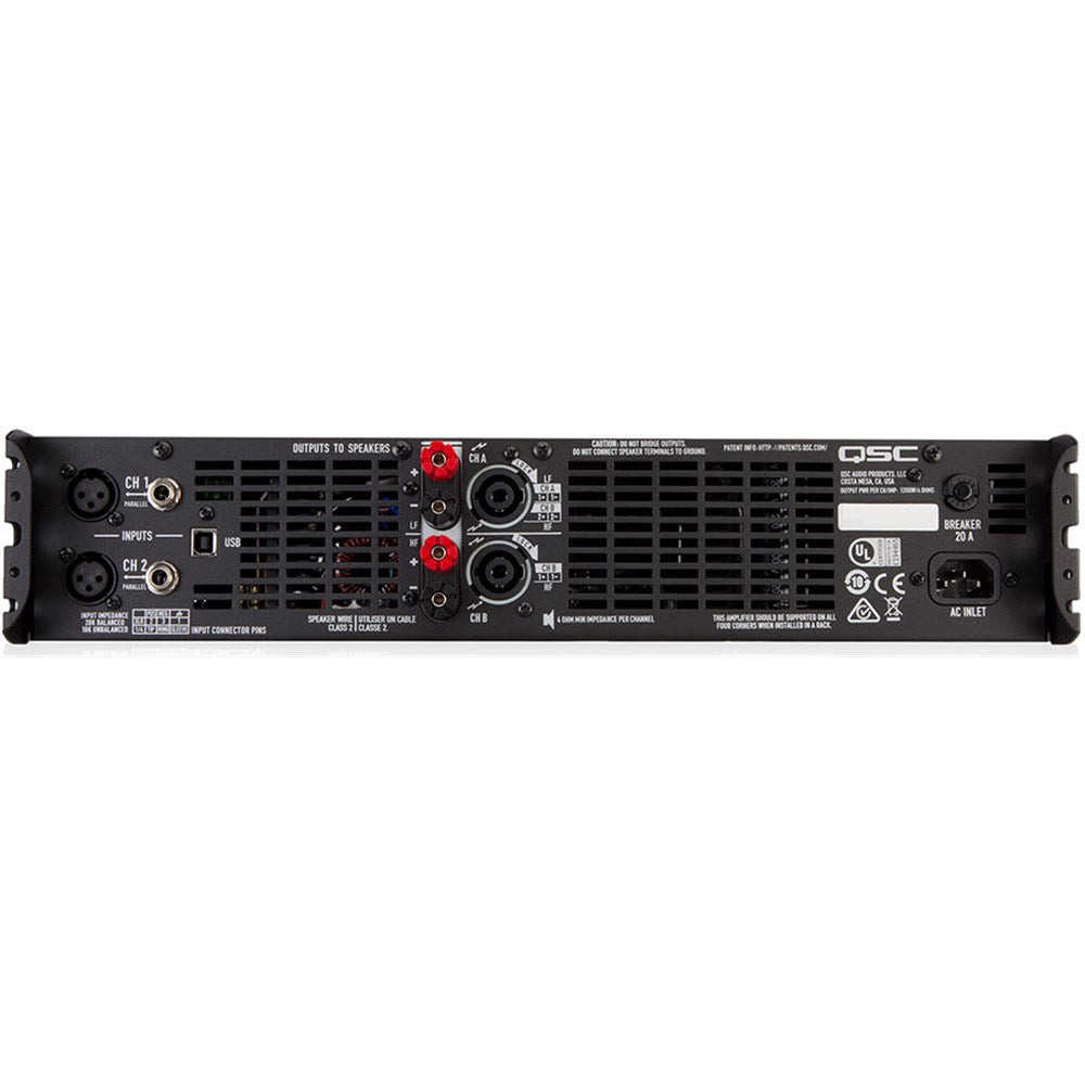 QSC GXD8 Professional Power Amplifier with DSP Processing