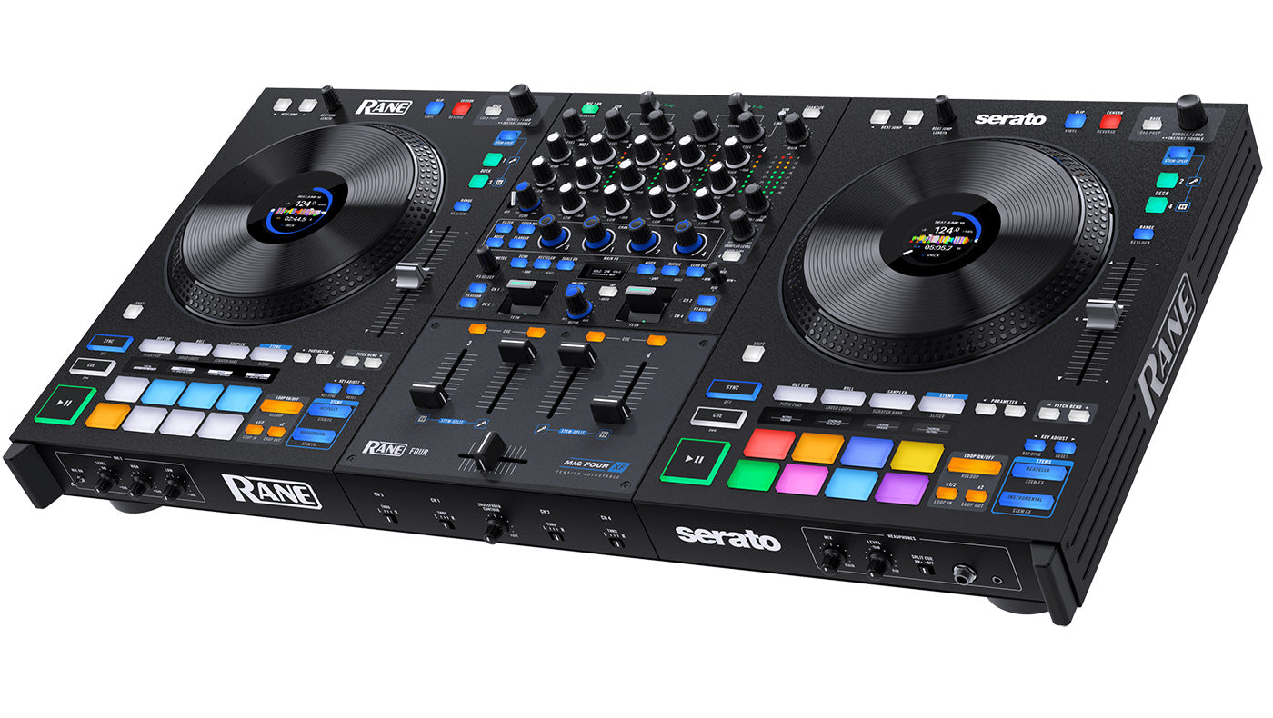 Rane FOUR Advanced 4-Channel Stems DJ Controller for Serato DJ Pro (Optional UDG Shell Case)