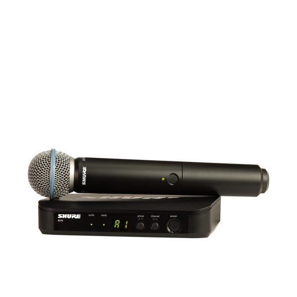 Shure BLX24 BETA58 Handheld Wireless Mic System NZ AUTHORISED