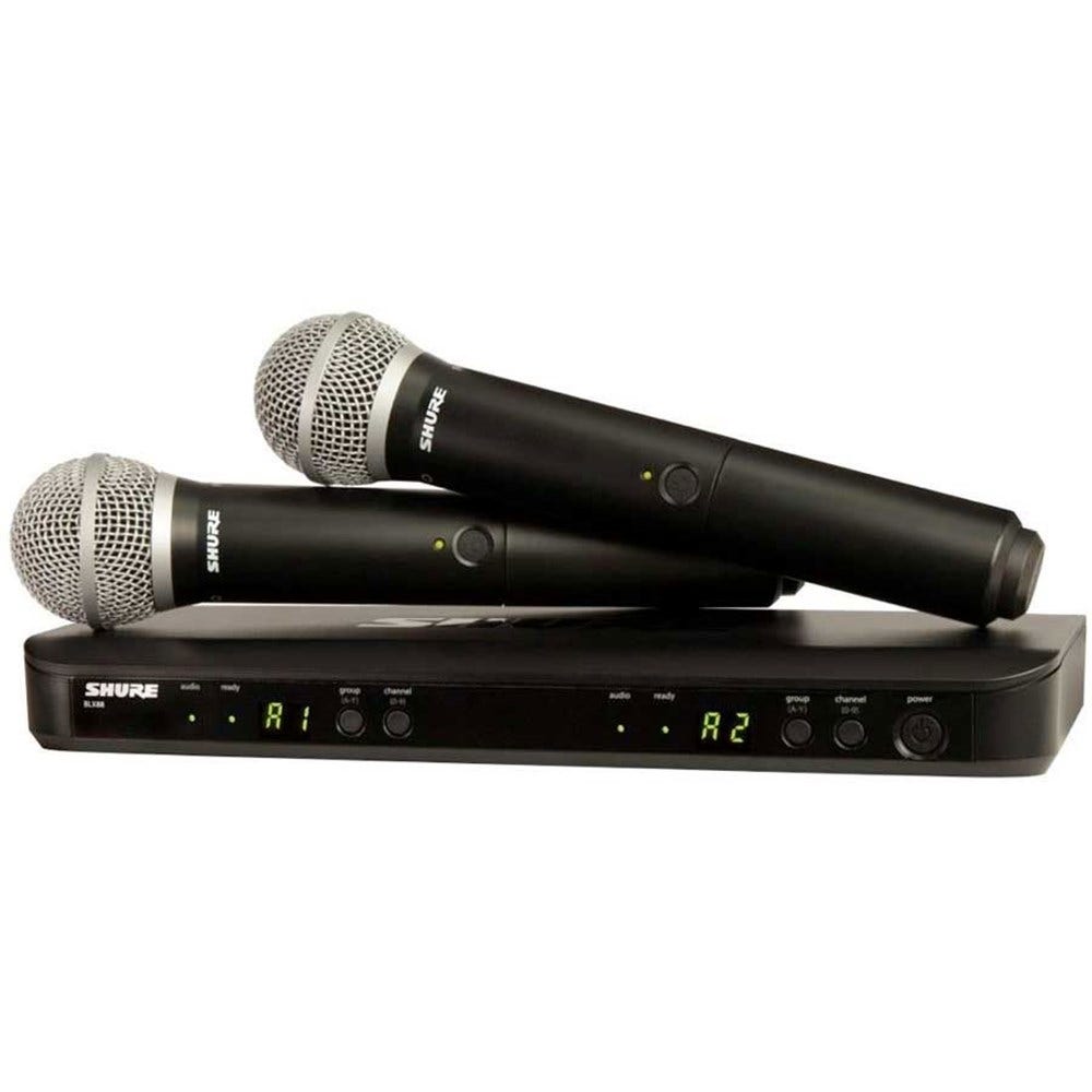 Shure BLX288-BETA58 Dual Handheld Wireless Mic System | NZ AUTHORISED