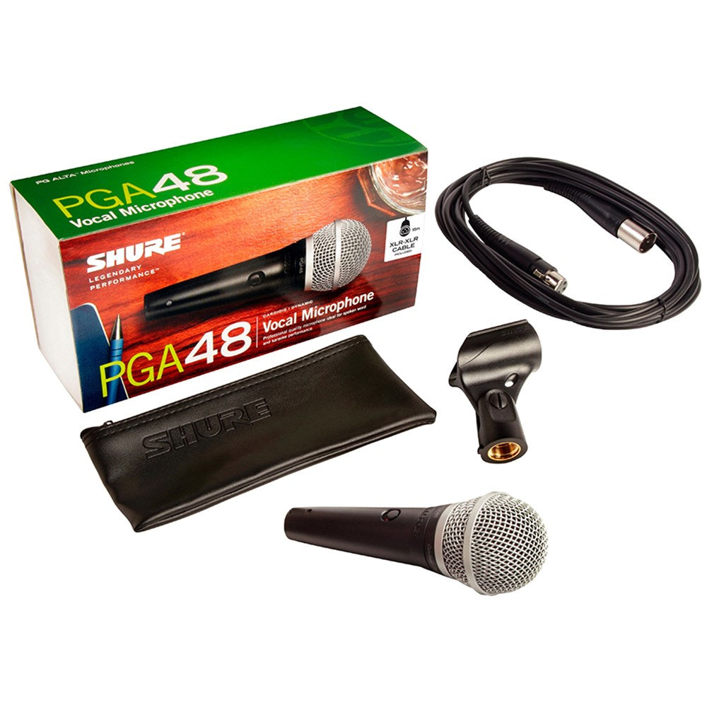 Shure PGA48 Cardioid Dynamic Vocal Microphone