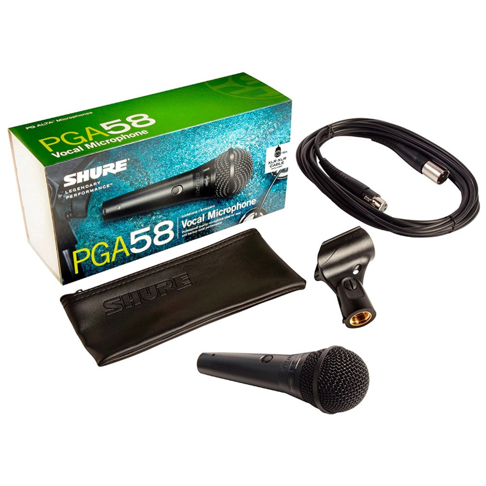 Shure PGA58 Cardioid Dynamic Vocal Microphone