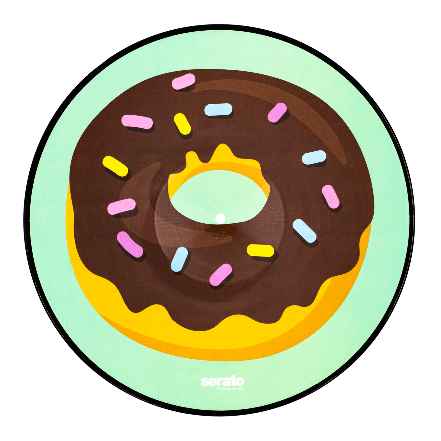 Serato EMOJI Series 12" Control Vinyl #3 Donut/Heart (Pair) (Pair)