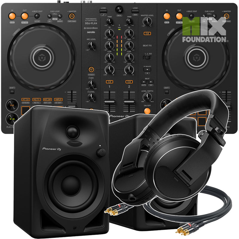 Pioneer DJ DDJ-FLX4 Portable 2-Channel rekordbox DJ and Serato