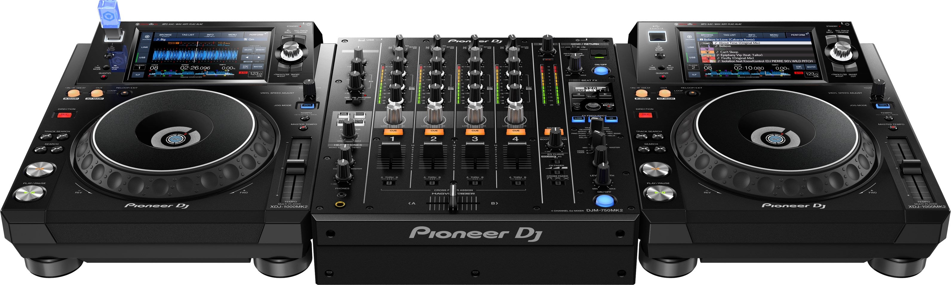 Pioneer XDJ-1000MK2 X DJM-750MK2 Digital Package  PRE-ORDER