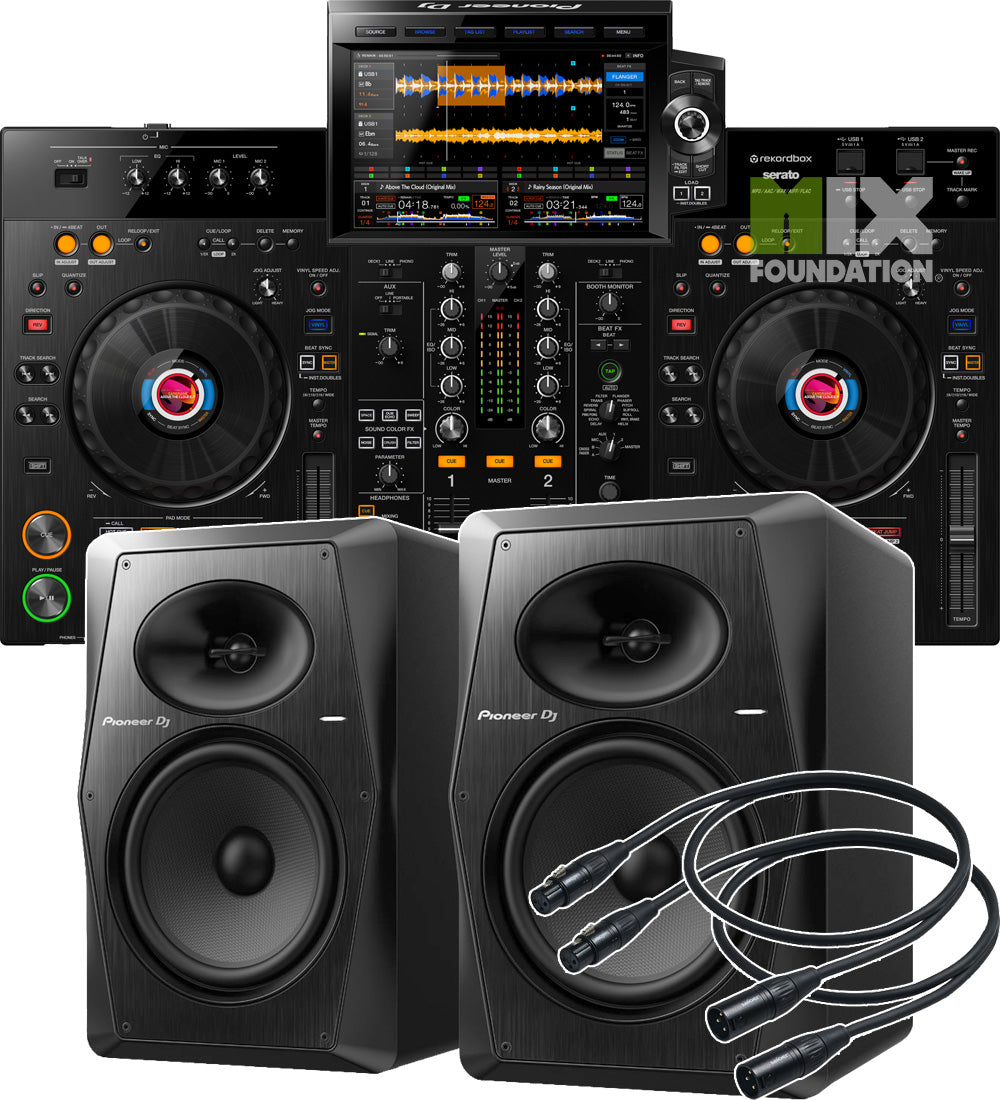 Pioneer XDJ-RX3 All-In-One DJ System for Rekordbox & Serato DJ X VM-70/VM-80 Monitors Package PRE-ORDER