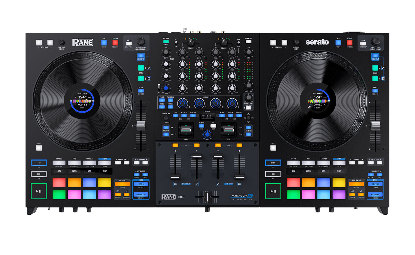 Rane FOUR Advanced 4-Channel Stems DJ Controller for Serato DJ Pro (Optional UDG Shell Case)